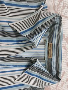 Striped Button-Down Shirt