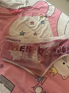 Women's Pink Graphic Panty