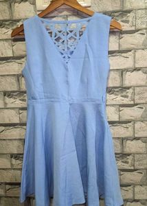 🌟💙Chic Blue Fit &amp; Flare Summer Dress💙🌟