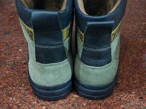 Caterpillar Olive Green Suede Boots