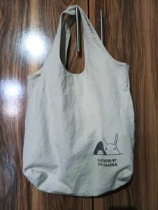 Cute Bunny Print Tote Bag