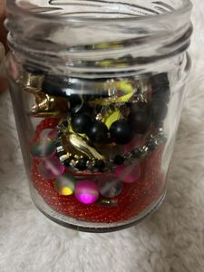 Assorted Jewelry Collection in Jar