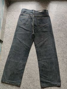 Stylish Dark Wash Wide Leg Jeans
