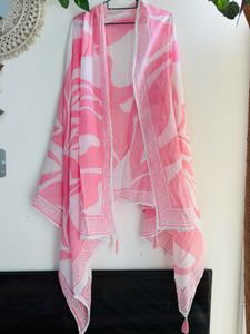 Cherry blossom pink Floral Printed suit pant set