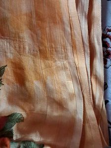 Satin Patta Saree with Pom-Pom Lace💃💃