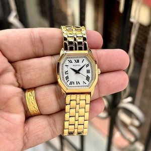 Women's Gold Fossil Watch