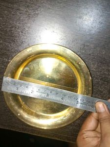 Set of 5 small  Brass Plates