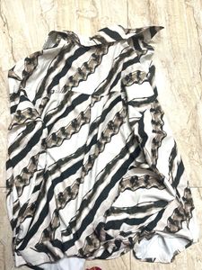 Stylish Striped Button-Up Shirt