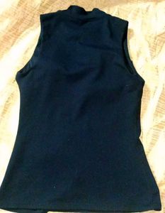 Sleeveless Mock Neck Top