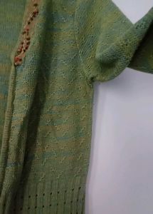 Green Ekle' Cardigan