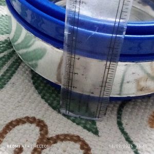 Blue Portable Food Container