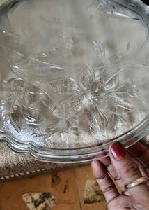Vintage Glass Punch Bowl Set