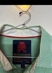 Men's Green Checked Shirt
