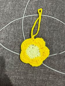 Cute Handmade Crochet Flower Pouch