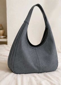 Stylish Grey Hobo Bag