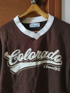 Retro Colorado Cropped Top 🤎