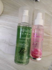 never used Joovees Rosemary Water &amp; Dabur Rose