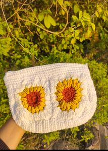 crochet sling bag for women