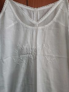Embroided Cotton Jumpsuit / Night Wear