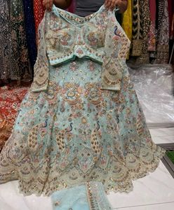 Exquisite Embroidered Lehenga Choli Set