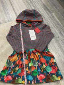 Cute Mushroom Print Dress