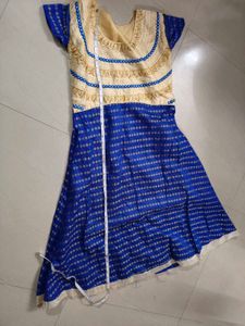 Blue &amp; Gold Indian Kurta