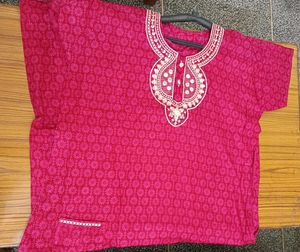 Night Maxi For Ladies With Pocket -4 Nighty
