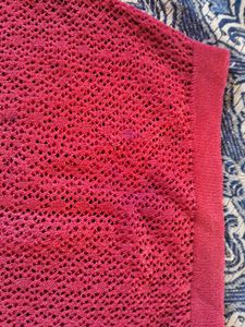 Pink Open Front Cardigan