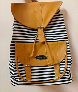 Imported Striped Backpack