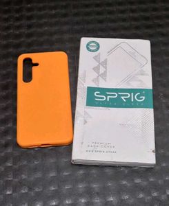 Sprig Orange S24 back cover (Silicon)