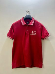 Armani Exchange Red Polo Shirt