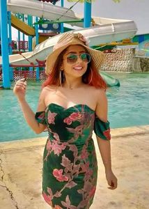 Stylish Floral Off-Shoulder Mini Dress