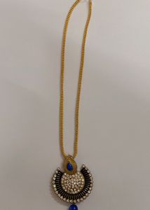Turquoise Blue With White Stone Dollar Gol