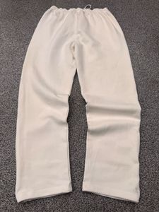 Cream Relaxed Fit Sweatpants