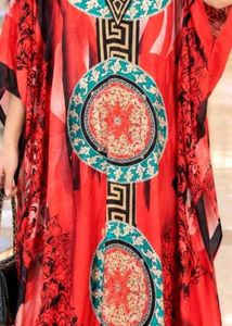 Vibrant Kaftan Style Maxi Dress