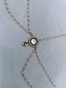 Exquisite Kundan &amp; Pearl Dangle Earrings and mangt