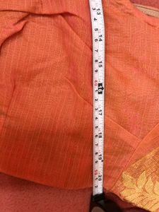 NewBlouse - MustardColor With PinkBorder NeverUsed