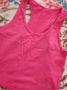 Pink Racerback Tank Top