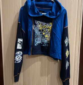 Forever21 Graphic Print Hoodie