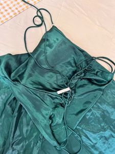Emerald Green Slip Dress