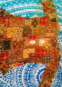 Bohemian Patchwork Print Tunic