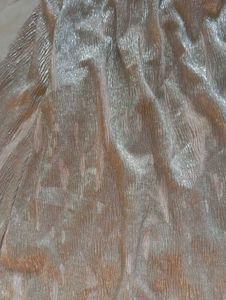 massimo dutti metallic skirt