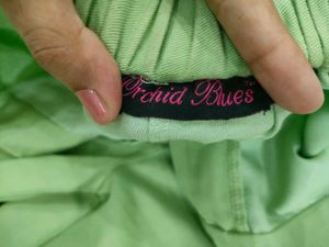 Light Green Wide Leg Pants