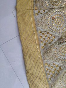 Yellow Embroidered Lehenga Choli Set