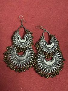 Boho Lunar Chandelier Earrings