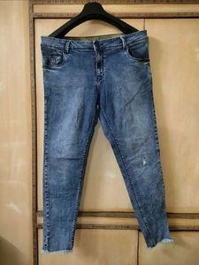 Recap Women Blue Skinny Fit Jeans | Waist 34 inch