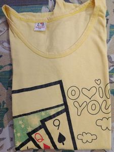 Yellow Graphic Tee