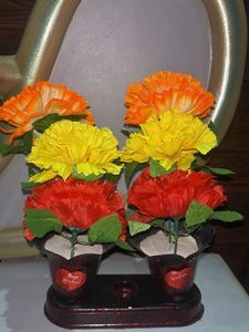 Artificial Flower Arrangement Set