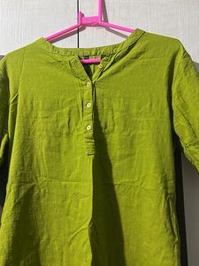 Vibrant Green Kurta for Women