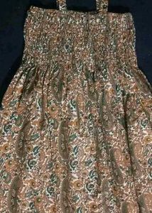 Boho Paisley Smocked Maxi Dress